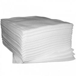 **Engangshåndklæder, BIOnedbrydelige, Hvide, 40x80, 25 stk.