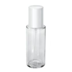 Glasflaske m/pumpe, 100 ml.