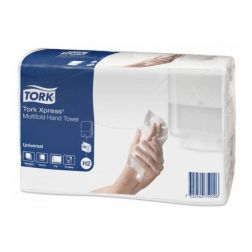 Tork Håndklædeark, Standard Natur (471103), genbrugspapir, 20 pakker