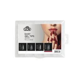 LCN Easy Gel Tips, Soak-Off, 200 stk. Round