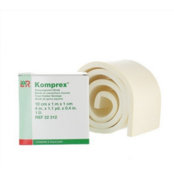 Komprex, 0,5 cm / 1 cm, rulle med 2 meter