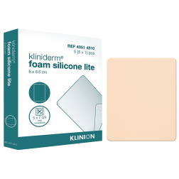 Kliniderm Foam Lite, 8 cm. x 6,5 cm., 5 stk.