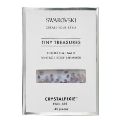 Swarovski® krystalsten, Vintage rose Shimmer, 40 stk
